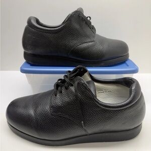 Drew Doubler Men's Black Therapeutic Orthopedic Leather Shoes Size 14 W 40822-11